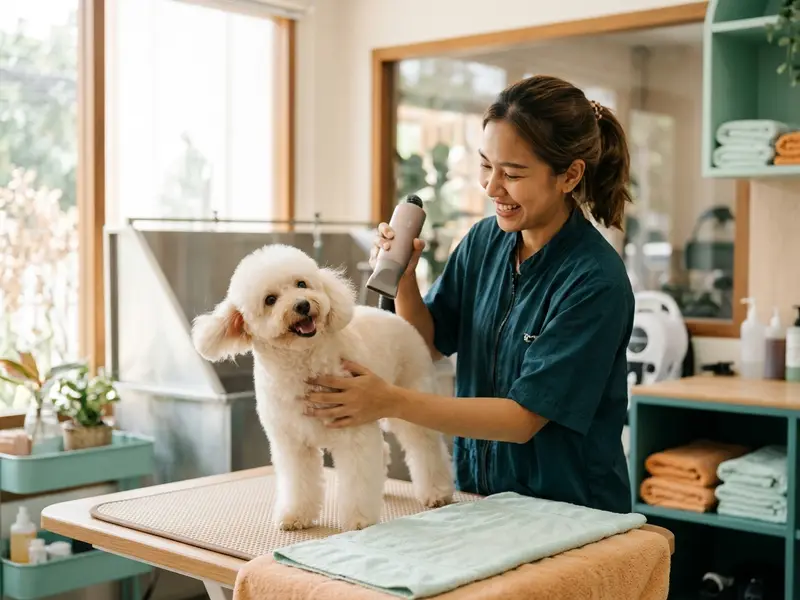 ภาพประกอบ อาบน้ำตัดขน